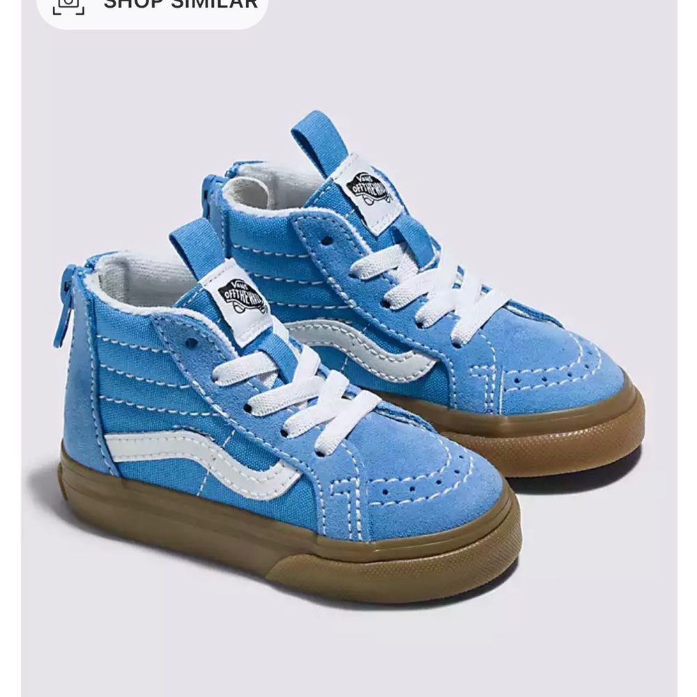 Toddler blue Vans